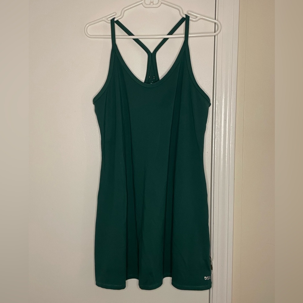 DSG Forest Green Racerback Exercise Workout Dress